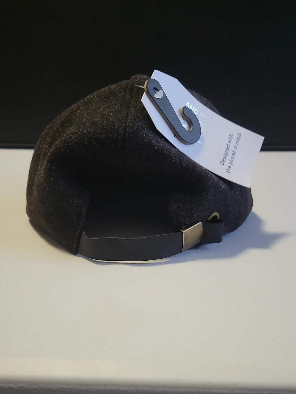 Black Wool Baseball Cap.  T21